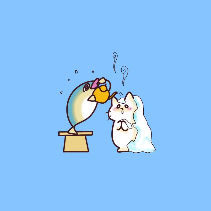 寒いです...起きたら色々凍っていた...こんな日はお家で暖かいもの食べるに限ります!#イラスト #猫イラスト #寒い #日本最低気温の日 