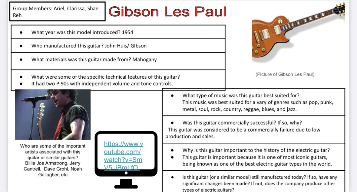 mr_bemiss's tweet image. US Rocks did a #EDUProtocols #thickslide for early electric guitars!  I just took @TeachRock questions and place them on a Google Slide.  These look great!