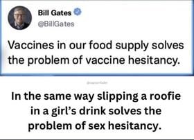 crouchendcom's tweet image. Criminal Bill Gates wants to poison our food 
After his vaccine crimes
This vile filth needs to be arrested and punished
#DiedSuddendly 
#CovidVaccines