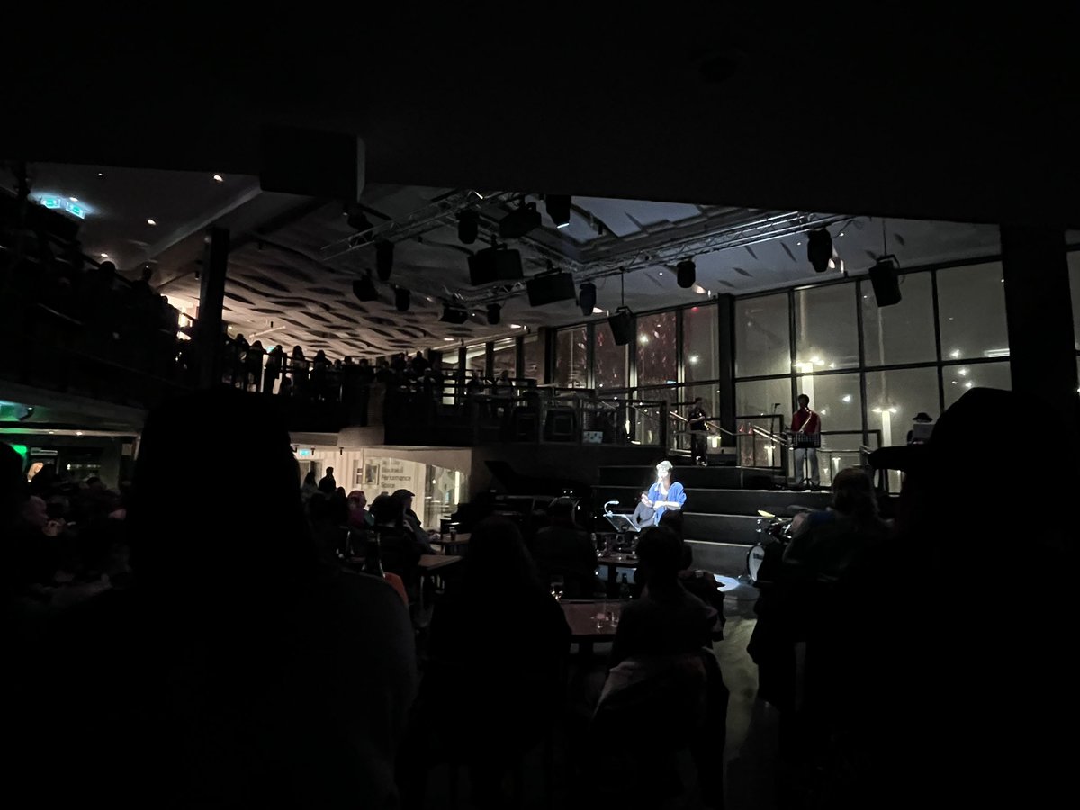 chris_proctor_'s tweet photo. A massive thank you to @JasmineGardosi for a wonderful, important, thought-provoking, personal performance of Dancing to Music to Hate @BMusic_Ltd tonight. 

Very lucky to have experienced this performance live. Music meets poetry in a safe and welcoming space. https://t.co/tqlC5fsFlC