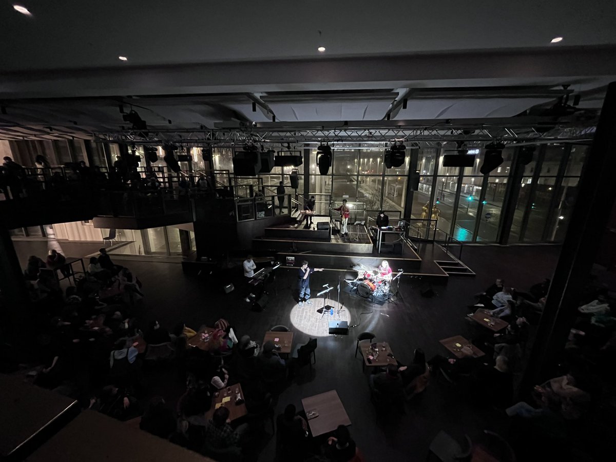 chris_proctor_'s tweet photo. A massive thank you to @JasmineGardosi for a wonderful, important, thought-provoking, personal performance of Dancing to Music to Hate @BMusic_Ltd tonight. 

Very lucky to have experienced this performance live. Music meets poetry in a safe and welcoming space. https://t.co/tqlC5fsFlC
