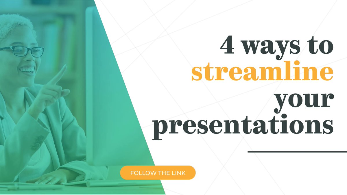 Pulling together your thoughts and ideas seamlessly is a task on its own, and streamlining your corporate presentation can seem daunting and time-consuming. 

Here are four top tips to simplify your presentations.

buff.ly/3XzwFxD
