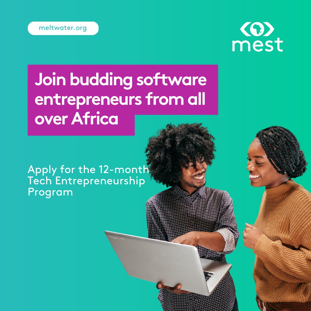 netpochub's tweet image. If you&apos;re ready to learn with a diverse group of people from all across Africa, join the MEST Class of 2024.
Learn more:  bit.ly/3FL4828
Apply here: mest.submittable.com/submit 
#TechAndBeyond #MESTClassOf2024
@mestafrica