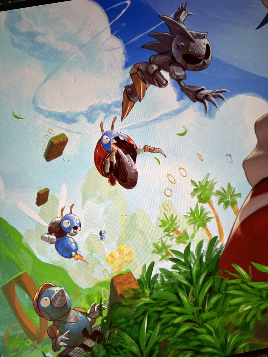 「painting little details 」|Dave Rapozaのイラスト