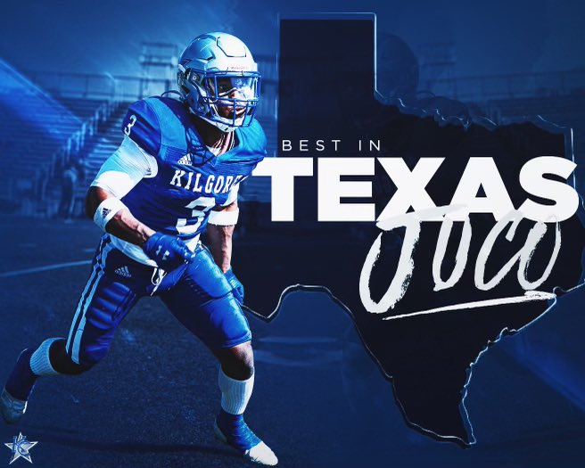 TrillxTerry's tweet photo. Blessed to receive my first offer from kilgore college! 🤍💙  @CoachAlexander_  @Coach_Bickham  @CoachGeee_MTXE Thanks for the opportunity. https://t.co/0DfAf8zLLd