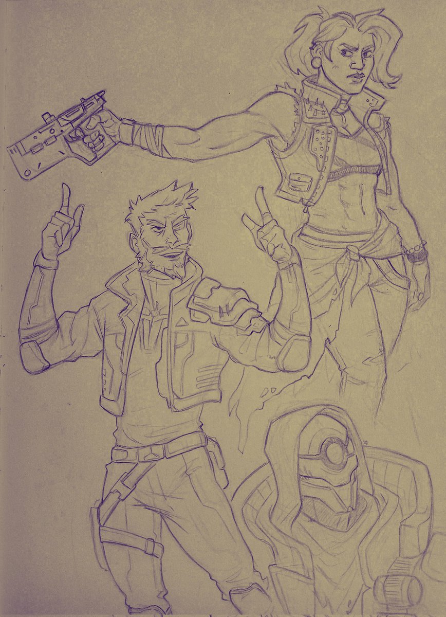 #Amara #ZaneFlynt #FL4K from #borderlands