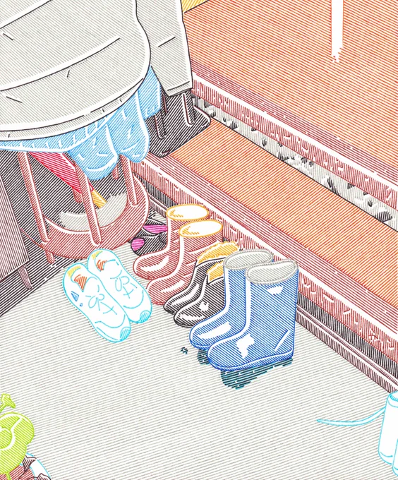 本日、HBギャラリーでの個展「春に続く」最終日。11時から17時までです。お近くへお越しの際はぜひお立ち寄りください。 