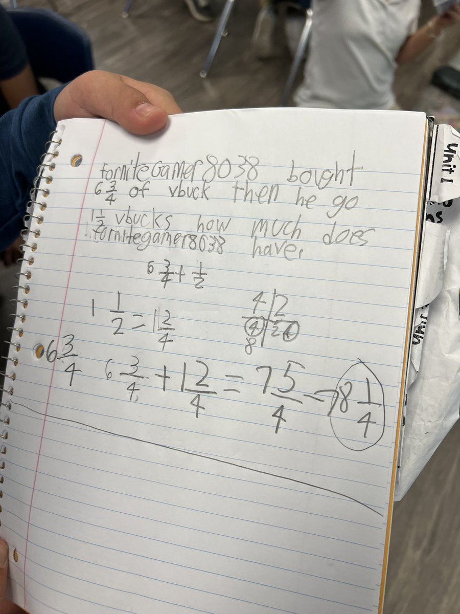 BaileyMcCraw's tweet image. My #EmergingBilinguals grew up hating word problems… but today, students tackled them head on🙌🏼  These are the moments I’m reminded that #RISDBelieves. @FREfacts @RISDmath 

Also yes, he purposely chose inches… “It’s a JOKE Ms. McCraw” If this is 5th grade humor, I’ll take it.