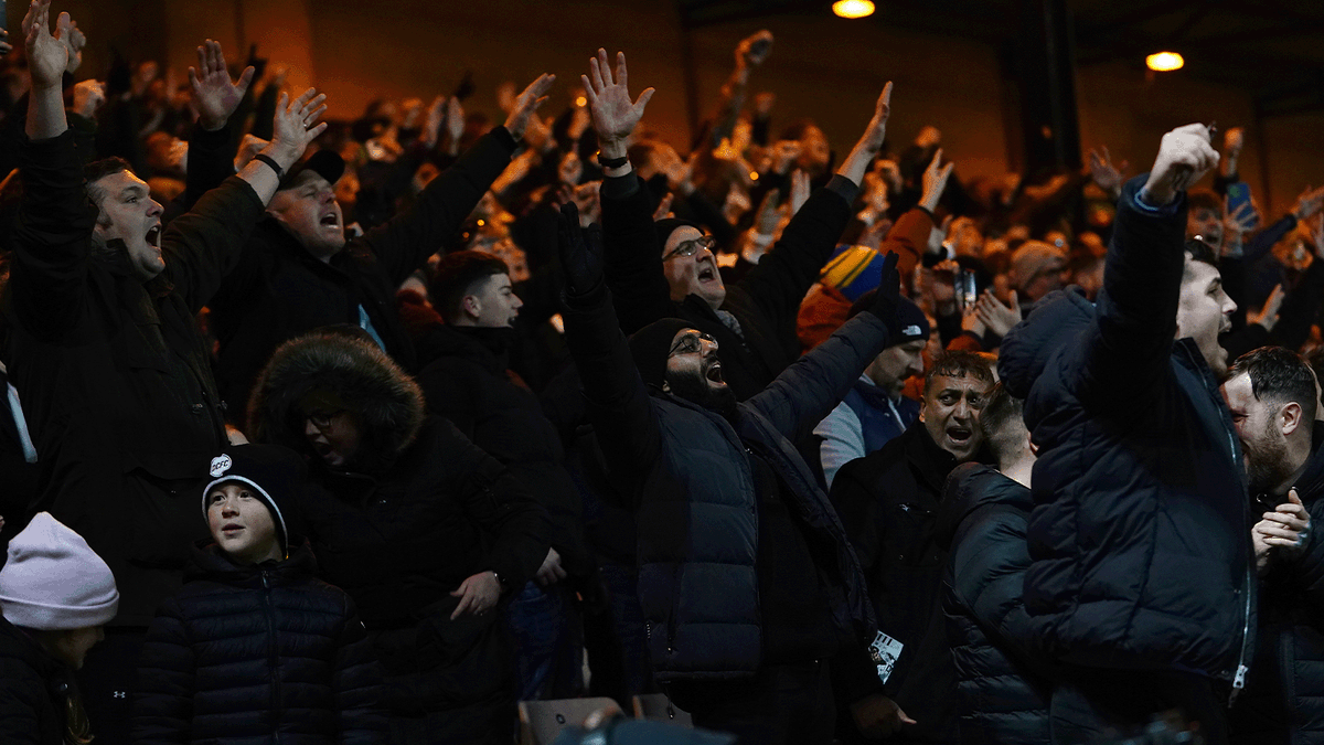 dcfcofficial's tweet photo. A night to remember! 🤩

Thank you to the 3,821 travelling Rams that roared us on to victory at Vale Park! 🖤🤍

#DCFC #dcfcfans https://t.co/My7VFiMBs0