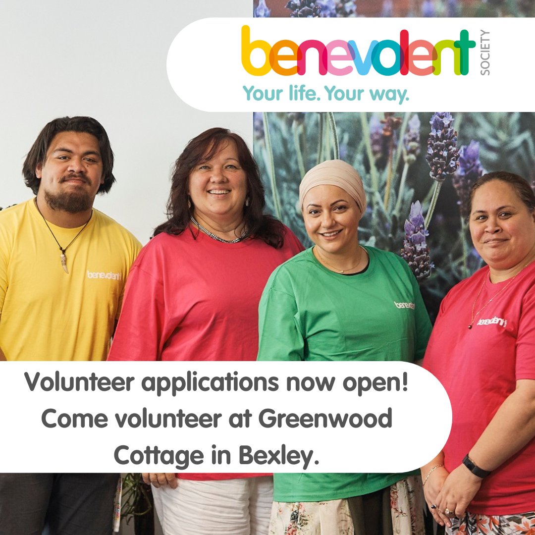 Our Greenwood Cottage is seeking volunteers! Volunteers at The Benevolent Society help us reach more people. A small contribution can make a big difference in the community.

Please apply to volunteer and we'll be in touch as soon as possible: careers.benevolent.org.au/job-details/qu…
