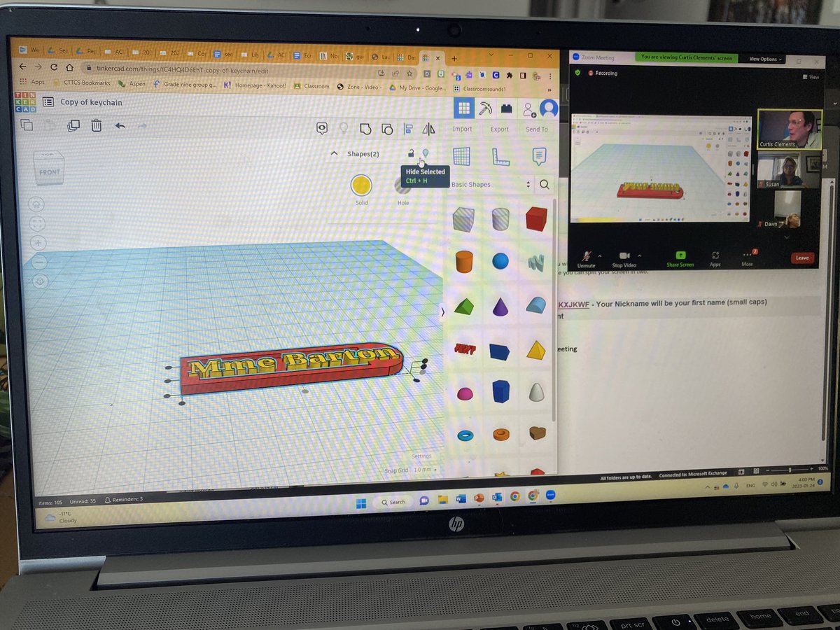 mme_sbarton's tweet image. Once again, @SaskCode delivers some great PD!  Thank you so much! #cancode #3DPrinting #edtech