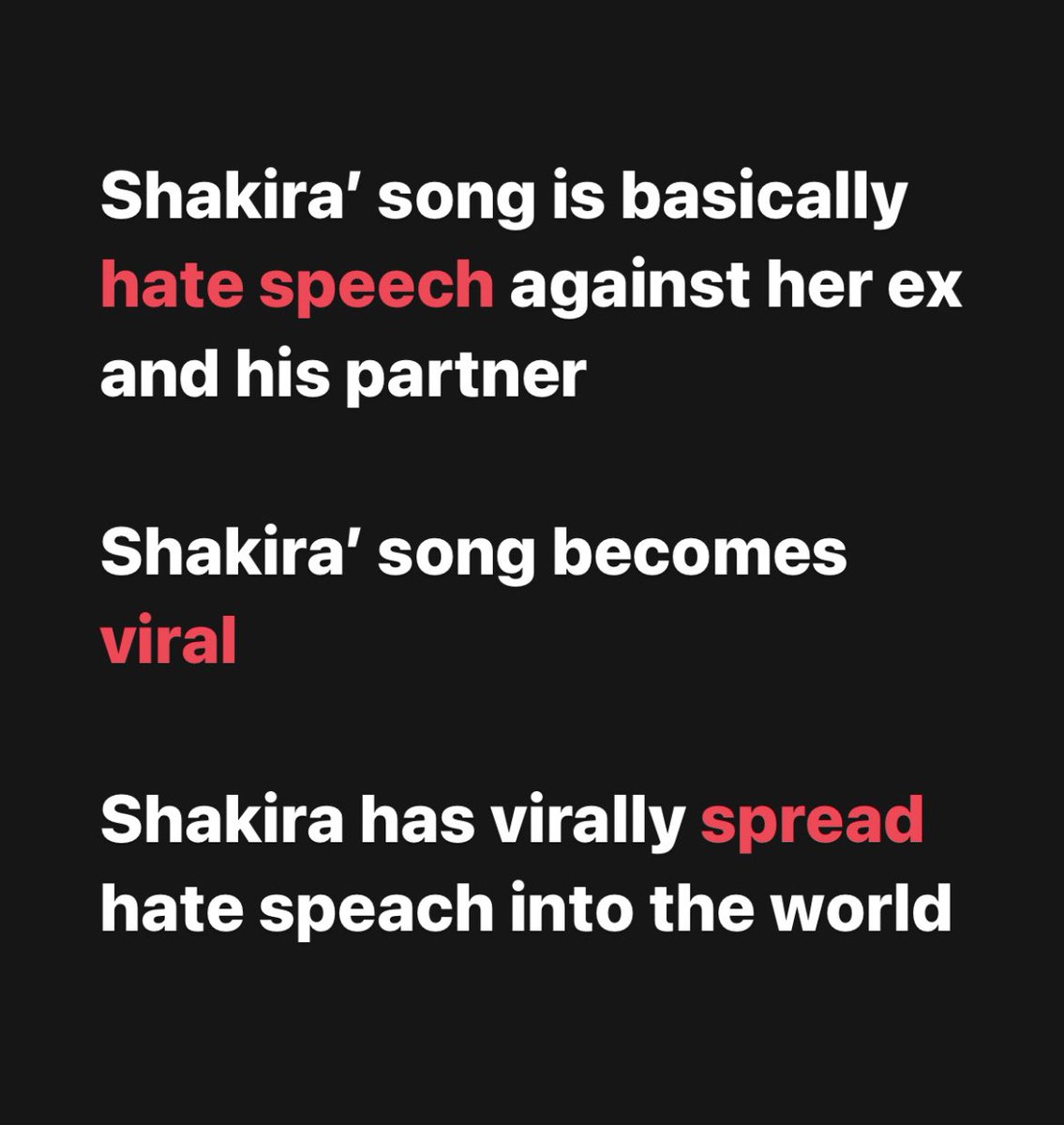 MDG87's tweet photo. Prove me wrong
#Shakira #ShakiraBZRP #ShakiraPique #HateSpeech #viral https://t.co/yQfN7JWoMX