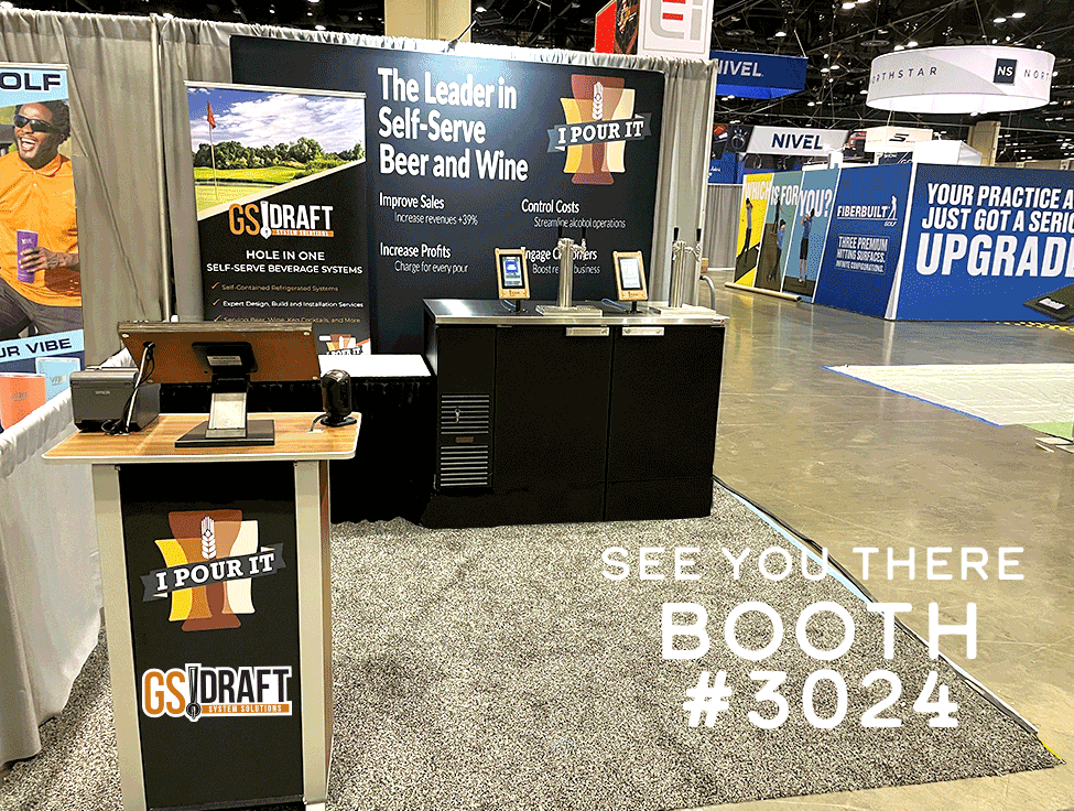GS_Draft's tweet photo. The PGA Show is in full swing! 👍✅Come by Booth #3024 for Hole-in-One Self-Serve Beverage Systems.
#gsdraft #ipourit #pgashow #pga #golflife #golflife https://t.co/Hn9yD40miS