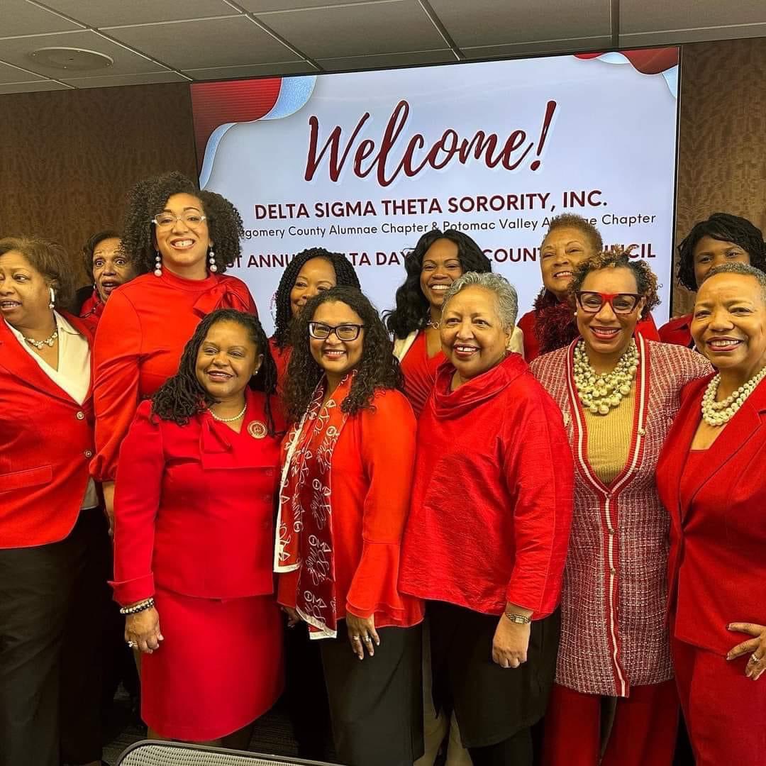 DSTPVAC's tweet image. Members of the @MCACDST and PVAC received a proclamation from the Montgomery County MD Council (MCC) recognizing Delta Sigma Theta Day in the county. 
Check it out here:
January 24, 2023 - Council Session (am): youtu.be/Lg9G3ryTXCk 
#pvacmddeltas #outofmanyonepvac  #DST110