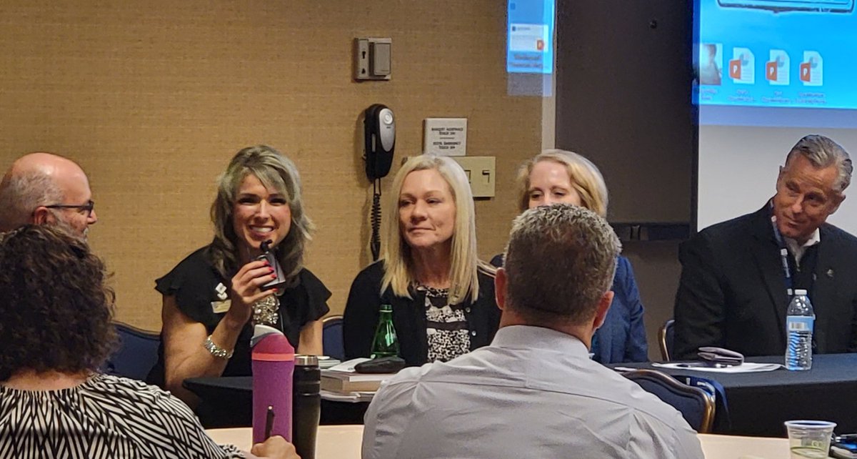 Grateful for the words of advice from our panel of veteran Superintendents, including our South County neighbor <a href="/zjgalvan/">Dr. Zandra Jo Galván ❤️</a>.  Thank you for a great day 1 <a href="/ACSA_info/">ACSA</a>. #2023ACSASupts #IgnitethePotentialKC