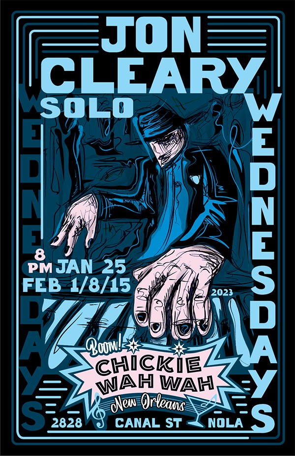 My run of Wednesday nights this month starts tomorrow. at Chickie Wah Wah. Looking forward to seeing you there!