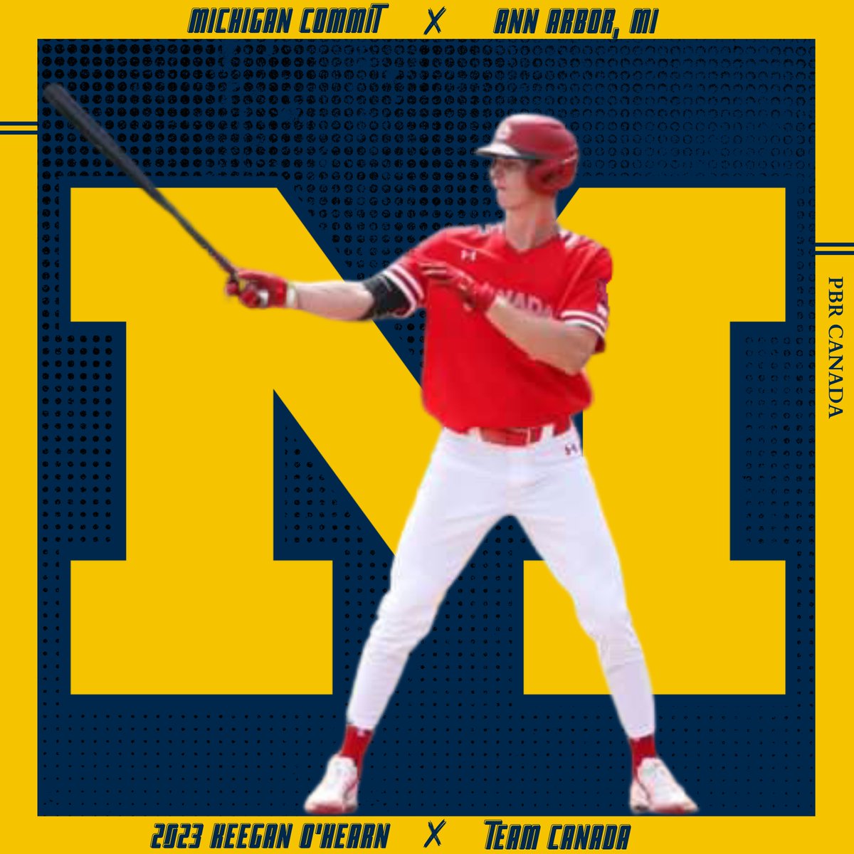 🚨𝐂𝐎𝐌𝐌𝐈𝐓𝐌𝐄𝐍𝐓 𝐀𝐋𝐄𝐑𝐓🚨

'23 OF/LHP Keegan O'Hearn (<a href="/kohearn29/">Keegan O’Hearn</a>) has announced his commitment to the University of Michigan.

O'Hearn was the top uncommitted 2023 in the country.🇨🇦

#OffTheBoard🇨🇦 || <a href="/umichbaseball/">Michigan Baseball</a>