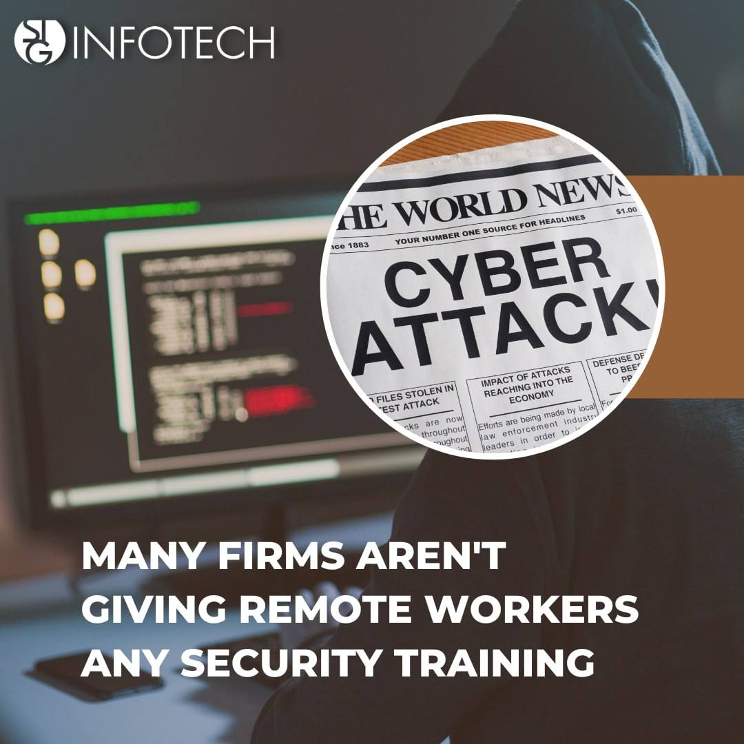 stansgarage's tweet image. A third of businesses don&apos;t give cybersecurity training to remote workers. Yet 74% of them have access to critical data. Guess what we&apos;re going to say?

Visit our site for more ➡️ stginfotech.com/daily-technolo…

#CybersecurityAwarenessTraining #RemoteWorkers