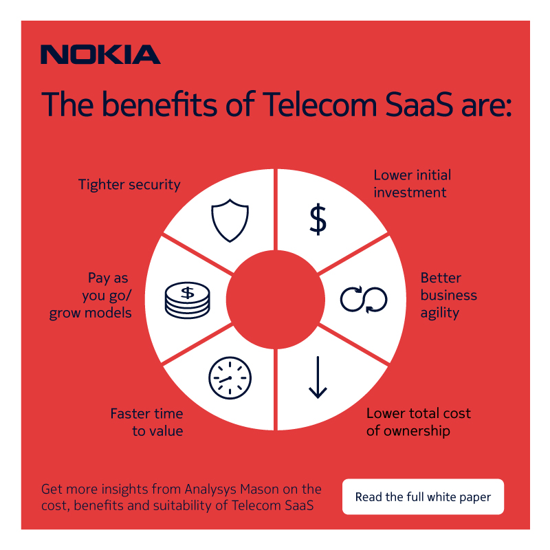 nokianetworks's tweet photo. Read insights from Analysys Mason on the benefits of choosing Telecom SaaS over on-perm or even cloud-based solutions. https://t.co/0SCaMtvKR4