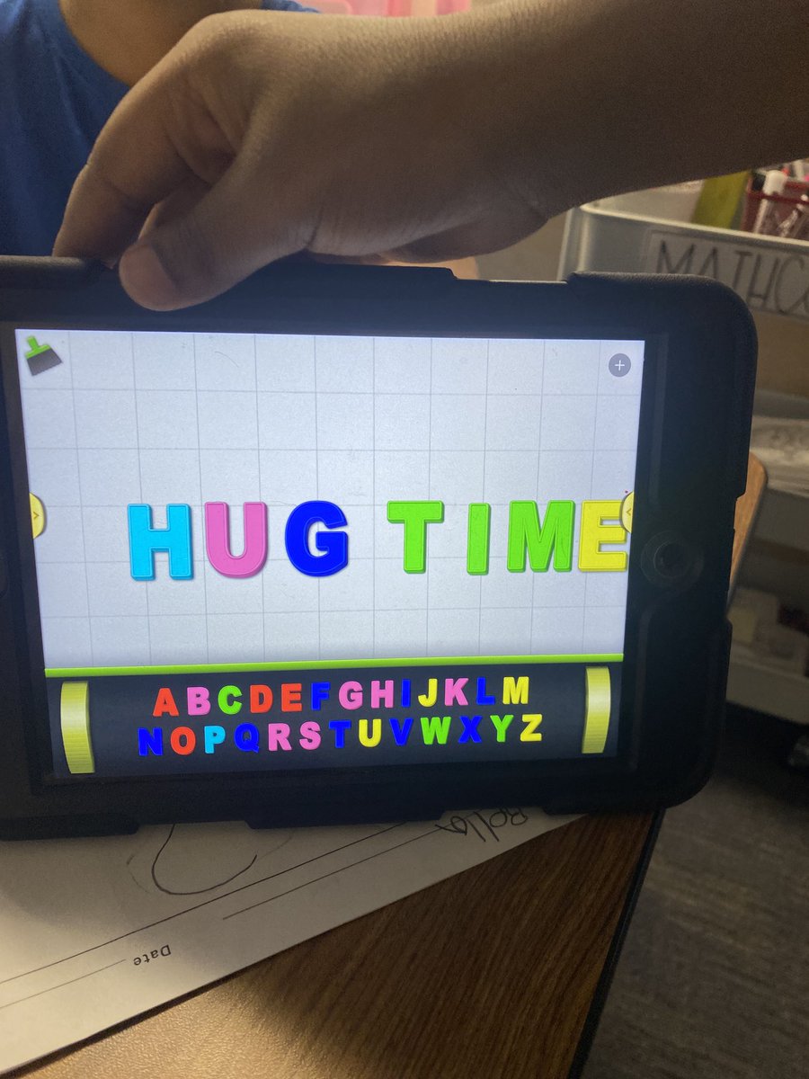 One of my sweet students brought this to me during ELT today ❤️❤️. I will always be here for HUG TIME 🫶