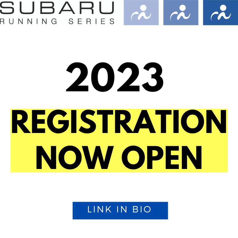 SubaruRunning's tweet image. REGISTER NOW!!! 
Registration is now open for the 2023 Subaru Running Series. 
#run #running #funrun #runwithus #fitness #Motivation #runners #5k #10k #roadrace #halfmarathon #1k #kidsrun