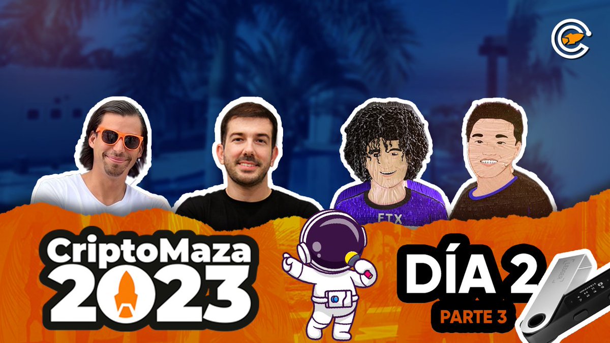 ExponencialCC's tweet image. 📢 En #CriptoMaza2023 se fueron todos los #Ledger ‼️

Con @enriquecripto @orlandocripto_ @JosecriptoEth
 @EruCripto @marcrypted @FugaAbraham @meximalist @elesdanielgomez @alansicairos_ @alfrekjv @SinaloaCrypto 
 
Esperen el día 3 🔔 
youtu.be/2ttKftTcvYg