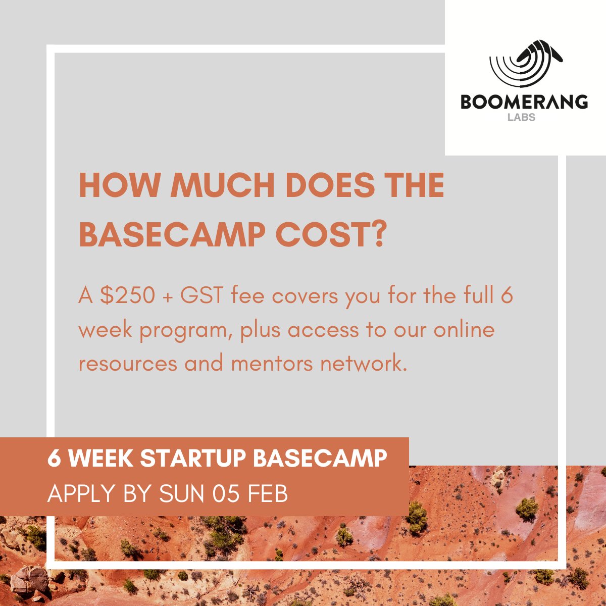 Happy Wednesday! We're here with some FAQs about our Basecamp program.
Unlike our other programs that are suited for more established startups, the 6 week BASEcamp is for emerging entrepreneurs that have a CE business idea to test &amp; validate. 
Apply now: lnkd.in/g8guMTjg