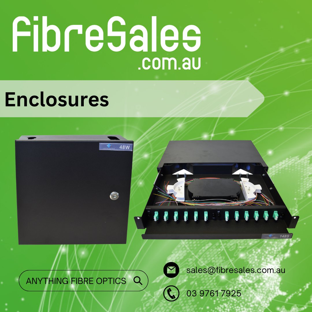 fibresales's tweet image. Over 200 Enclosures IN STOCK!

The Fibresales Rack Mount &amp;amp; Wall Mount Enclosure are available to be purchased as either &apos;Loaded&quot; or &apos;Unloaded&quot;.

#fosc #fibreoptic #fibreoptics #fibresolutions #cablemanagement #rackmountenclosure #wallmountenclosure #loadedenclosures