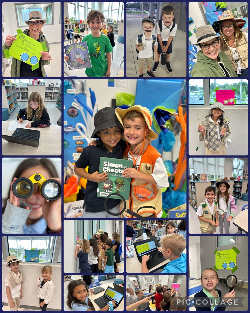 Day 2 of #FLCelebratesLiteracy @BLE_Gator @BLE_GatorAP My favorite!!!! Our fishing detectives were busy to solve the mystery of who were our Mystery Readers today. The big reveal is coming soon.🔍@pbcsd @FloridaMediaEd @emapbc @LibraryCurrent @EducationFL