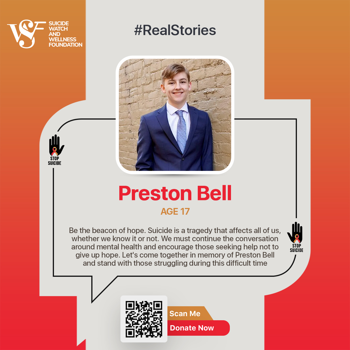 We believe in the power of community and are committed to sparking conversations about suicide prevention. Please join us in spreading awareness, love, and understanding for those facing dark times. #NeverGiveUpHope 

Don't Suffer in Silence. Call us! We Care! (601) 882-3441