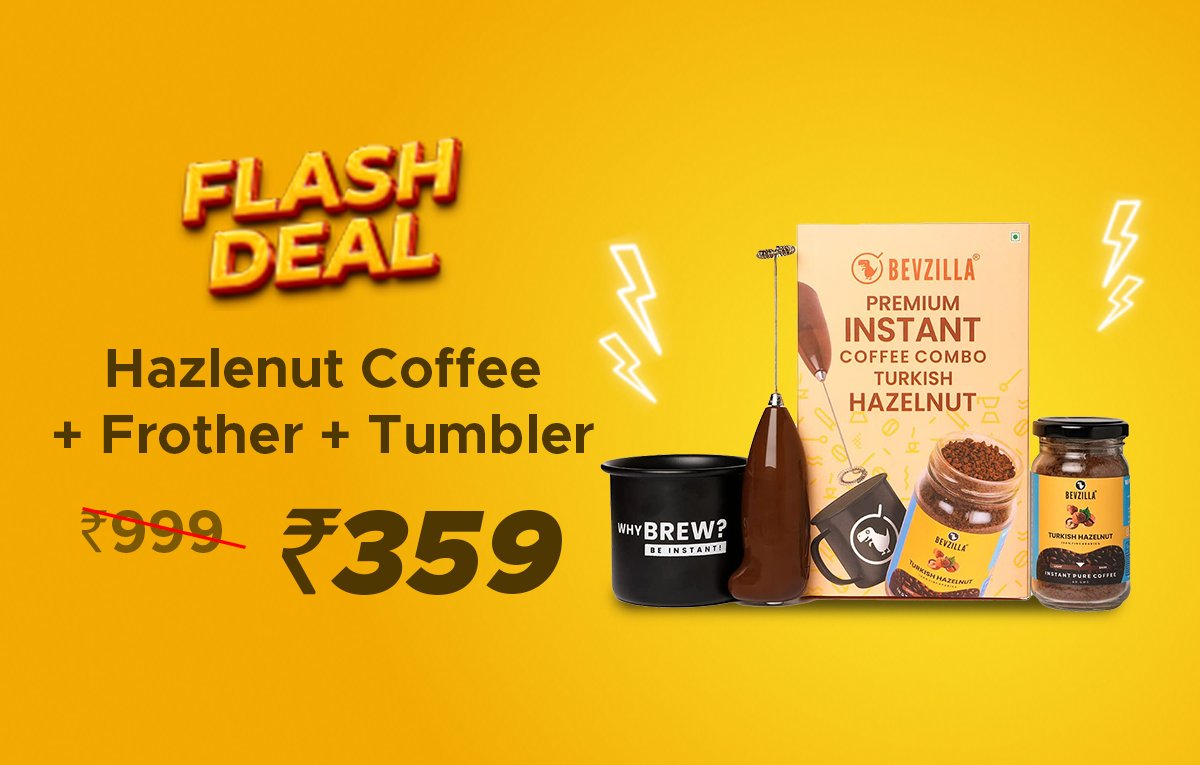 Cashkarocom's tweet photo. Deal too hot to miss! 🔥
Buy now: https://t.co/MH8FIrrjsF
.
.
.
#CashKaro #FlashDeal #flash #coffee #Bevzilla #OnlineNOW #Order #ordernow #DealOfTheDay https://t.co/VsNhqKsuXH