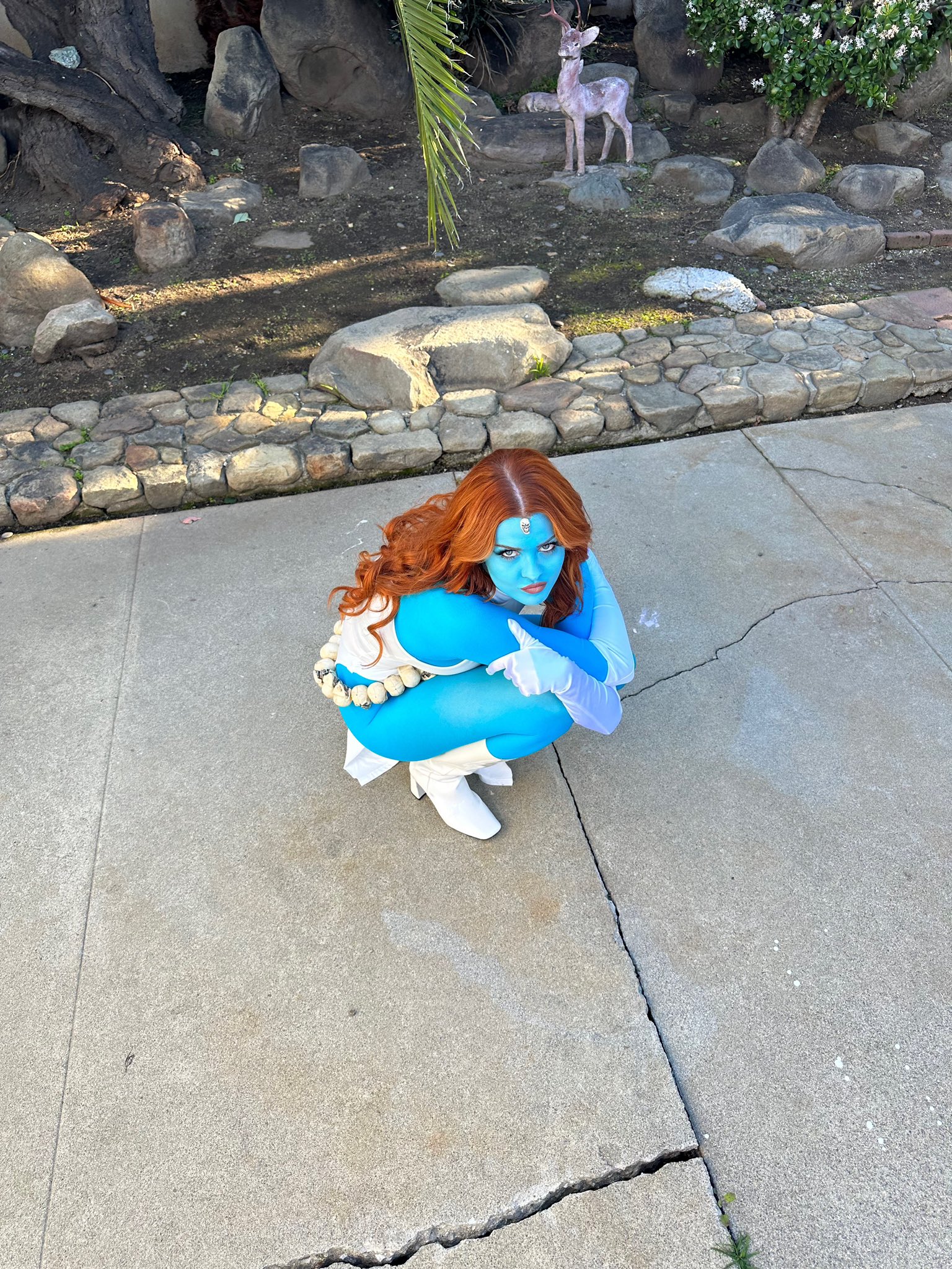 Elly Clutch on X: Cosplay update: finally did mystique today, most  difficult cosplay I've ever done and also resulted in this madness. Full  photos  videos coming out tomorrow t.coG960BO0RFs  X