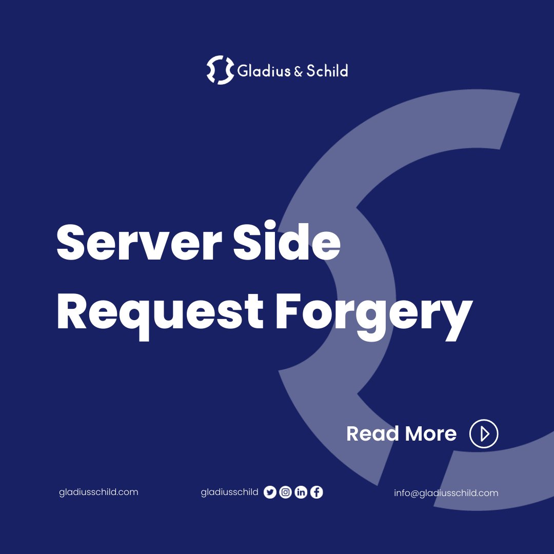 GladiusSchild's tweet photo. Server Side Forgery (SSRF)
#serversideforgery #cybersecurity #cybersecurityattacks #cybersecurityattacks2023
#Data #stayschilded https://t.co/9cjySfYB6g