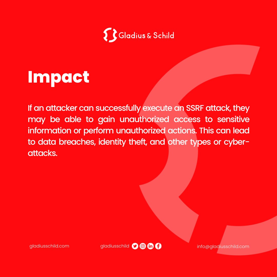 GladiusSchild's tweet photo. Server Side Forgery (SSRF)
#serversideforgery #cybersecurity #cybersecurityattacks #cybersecurityattacks2023
#Data #stayschilded https://t.co/9cjySfYB6g
