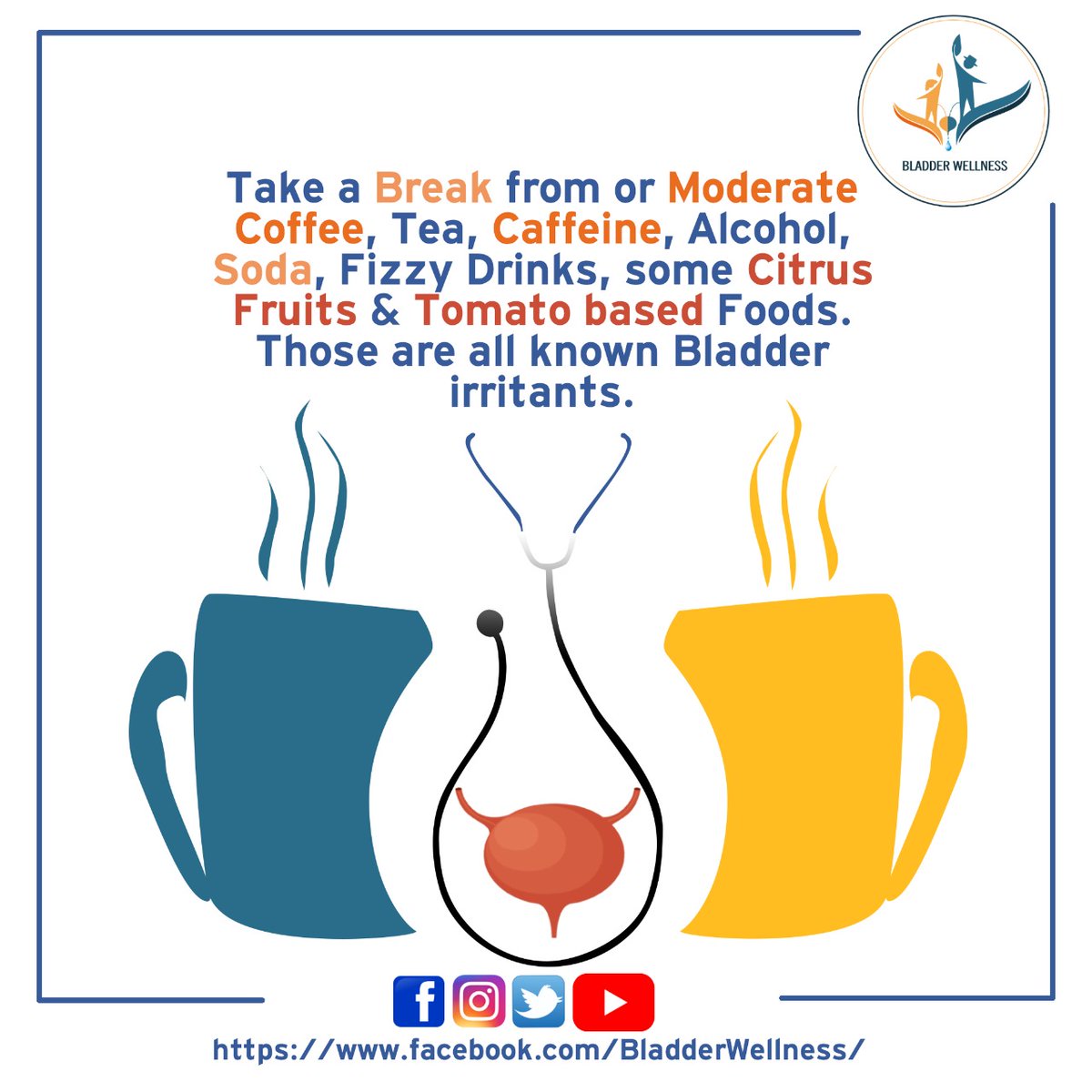BladderWellnes's tweet photo. If you have a bladder condition, such as IC, a variety of foods can irritate your bladder. Both common and unusual foods may cause irritation.
#urinary #bladder #urinarytractinfection #menshealth #health #urinarysystem #bladderhealth #men #medicine #urinaryincontinence #urology https://t.co/1z1z7DmYeF