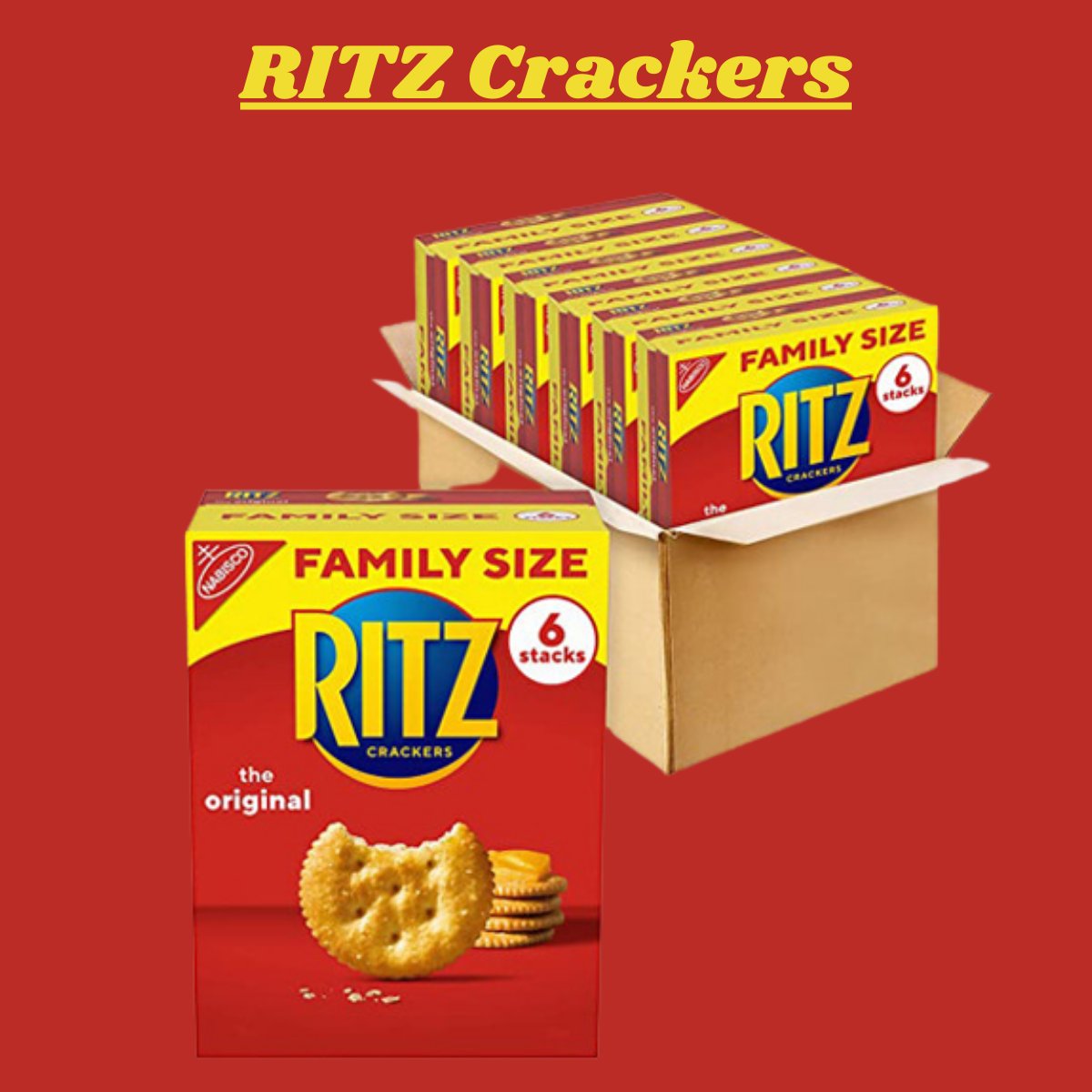 Tareqhasan111's tweet photo. RITZ Original Crackers, Family Size, 6 - 20.5 oz Boxes
Visit now👉https://t.co/EikZeuz2SC
#Beauty #Health #Clothing #Feminine_Care #Food #Household #Kitchen #Mainstays #Fixnity https://t.co/cvnR0TDQP6