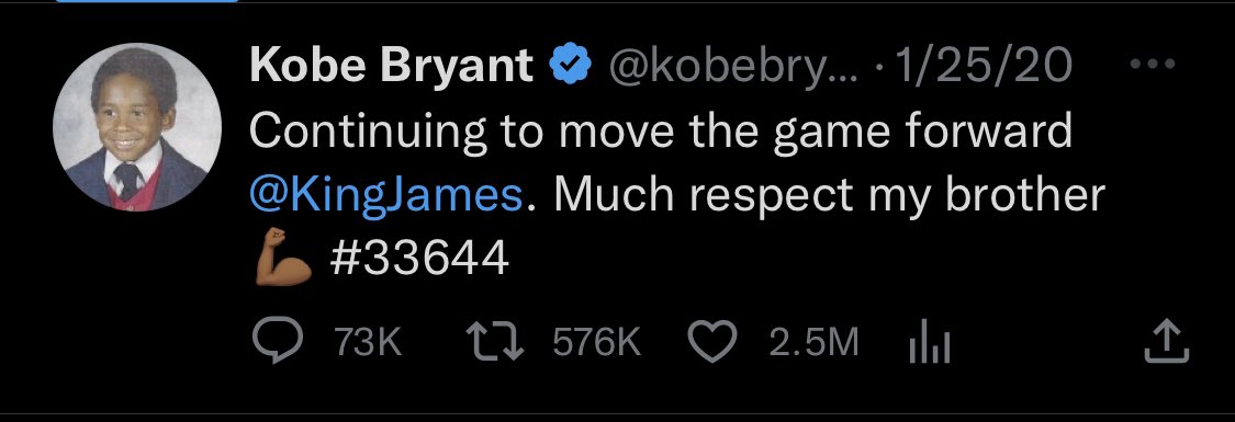 LakersLead's tweet photo. 3 years ago today. We love and miss you Kobe 💜💛 https://t.co/WFVseMteAB