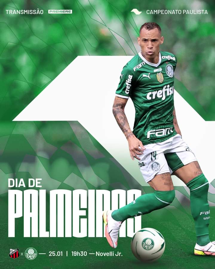 FORA DE CASA, MAS SEMPRE COM A TORCIDA QUE CANTA E VIBRA! ESTAREMOS DE CORAÇÃO! HOJE É DIA DE PALMEIRAS! 🟢⚪️

🐷 #DiaDePalmeiras
⚽ Ituano x Palmeiras
🏆 @Paulistao
🏟 Novelli Jr.
⏰ 19h30
📺 Premiere, YouTube e Paulistão Play

#AvantiPalestra #ITUxPAL