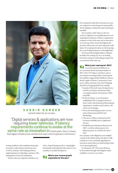 decixindia's tweet photo. We thank @sanjayaccent, Group Editor and @EntITworld Team for the excellent article featuring
Mr. @KunderSudhir, our Country Director and his thoughts on the upcoming Fiscal Year.
Read more interesting insights at: https://t.co/PmaLMDm7lX on #Page31. https://t.co/Zesg0IntOn
