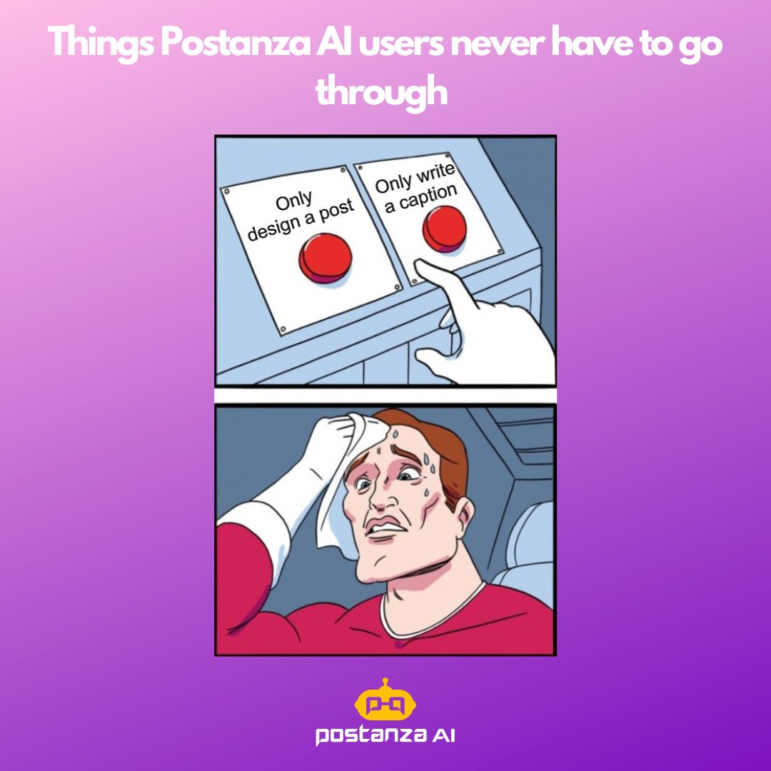 Postanza_ai's tweet photo. With a plethora of social media post-creation options to choose from you will never have to make any compromise on the choices or quality of your post.
Visit https://t.co/ekRZyl5iPk today!
#posting #socialmediatip #creator #ai #socialmedia #post #generator #postanza https://t.co/mERJvJWmdJ