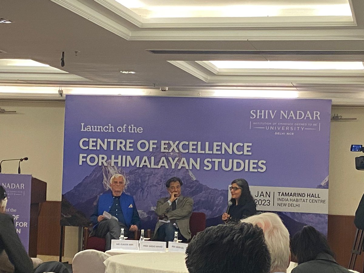 '#Tibet is the most strategic zone in the world' : Tibetologist Claude Arpi spoke about the importance of #Tibet in modern geo-politics at the launch event of @ShivNadarUni's Centre of Excellence for #HimalayanStudies. @jabinjacobt