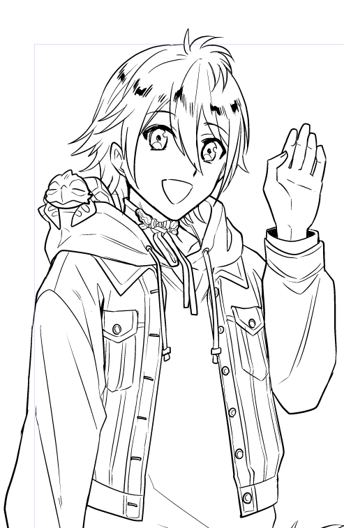 見返しながらこのコマ描き直したいな・・・ってなって結局描き直しちゃったコマ供養に上げていきますね。本を手に取って下さった方はあ～ここか って分かるはず😂 