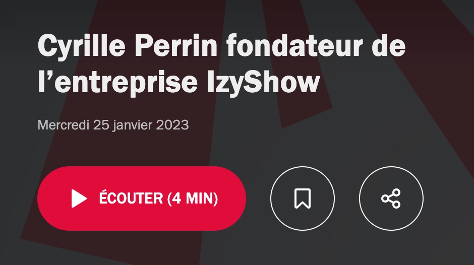 Le live de ce matin sur <a href="/franceinter/">France Inter</a> où dans l'émission #dejadebout de #mathildemunos <a href="/cyrilleinthesky/">cyrille</a> raconte tout sur #izyshow (enfin presque tout) / 5 min c'est long et c'est court. #repetezfacile #louezfacile #spectaclevivant #culturepourtous 
radiofrance.fr/franceinter/po…