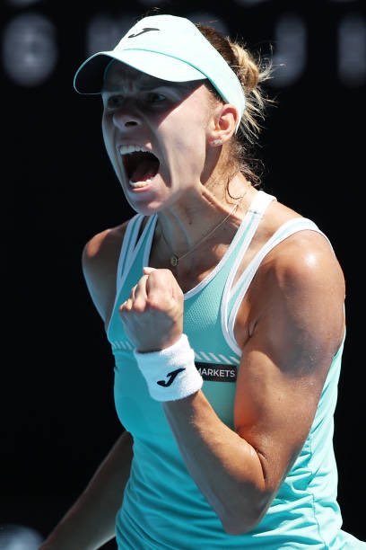 tennis_phil's tweet photo. Magda linette beats Karolina pliskova 6-3 7-5 in the quarterfinals of the Australian Open #linette #quarterfinal #australianopen2023 ( Getty ) https://t.co/CRLTwzihwo