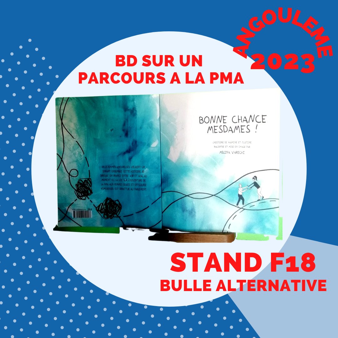 croafunding's tweet photo. Sur le stand du fanzine Scarce, vous pourrez retrouvez des exemplaires de Bonne Chance Mesdames, bd sur le parcours d'accés à la PMA de Yasmine et Justine, dessiné par Mélina Varechi.
#fibd2023 #pma #lgbtbd #femmes #feminisme #lgbt #autoedition #croafunding #crowdfunding https://t.co/ncMy4DC8NC