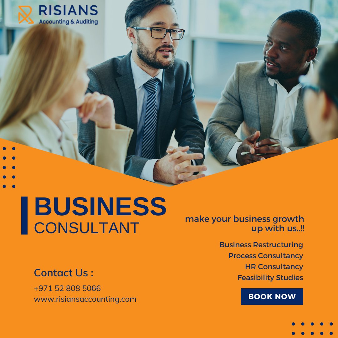 Let us help you achieve your business goals. We offer consulting services and can assist in planning, implementing, and managing your mission critical business processes.

📞 +971 52 808 5066

 #business #consultant #hra #accountingfirm #auditfirm