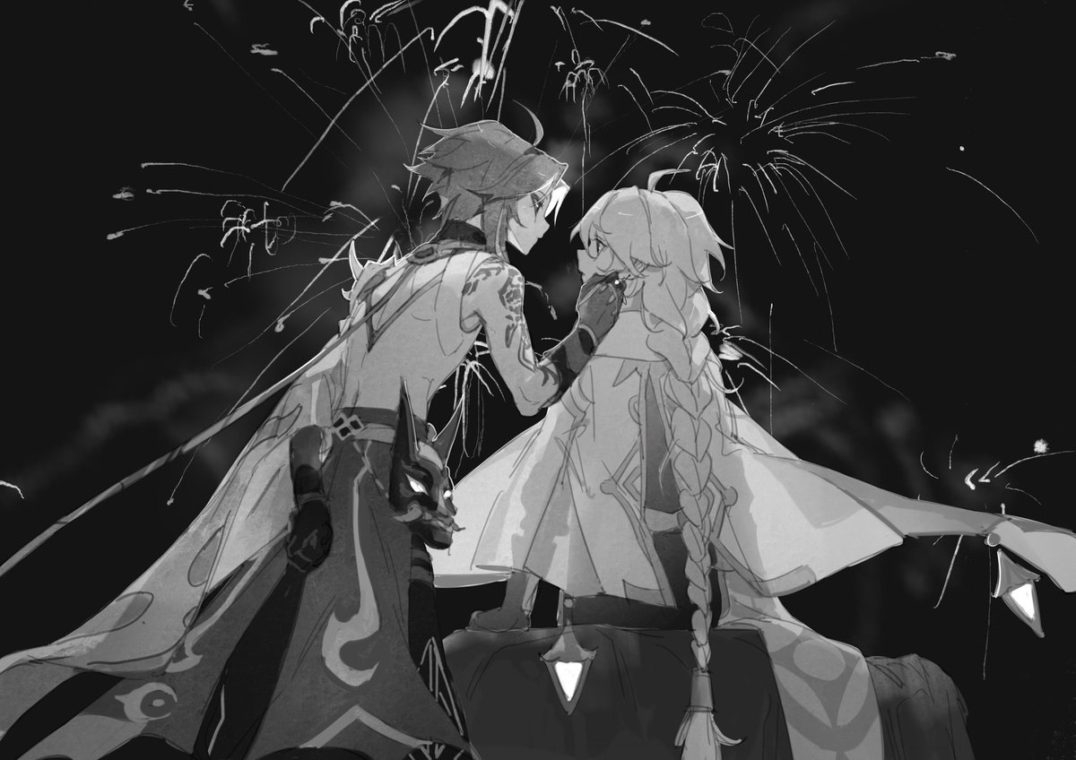 Tuhua_'s tweet photo. #魈空 #XiaoAether https://t.co/wa7T4UbHi8