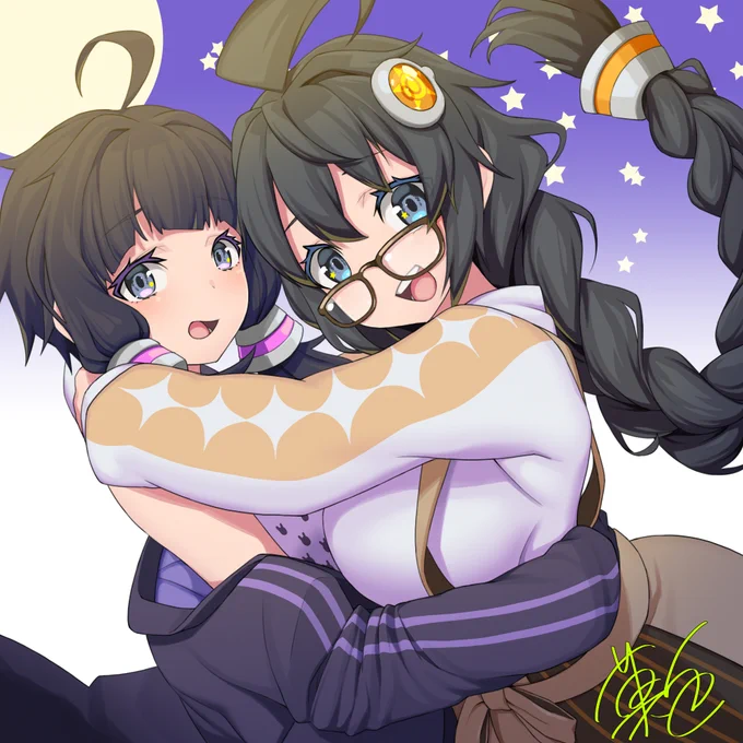 試しに黒髪にしてみたけどあかりさんはやはり銀髪に限る… #紲星あかり 