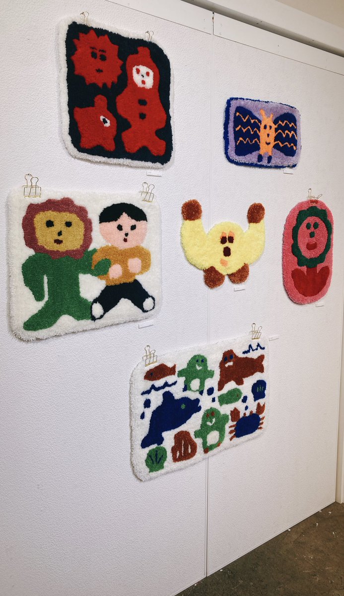 「玉川桜さんの個展見てきた油絵具の良い匂いとかわいいモチーフ、綺麗な色がいっぱいで」|suwasayakaのイラスト