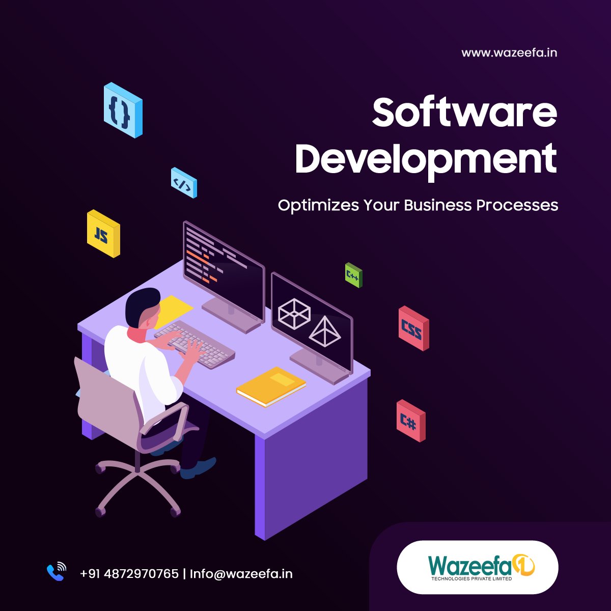 Wazeefa1India's tweet image. The biggest benefit of custom software development is the ability to create a unique solution for your business.
Know more: wazeefa.in/software-devel…
#softwaredevelopment #webdevelopent #kochi #thrissur #kerala